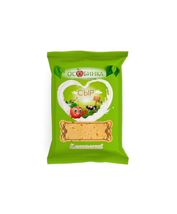 Упаковка Сыр - аренда торгового знака Особинка